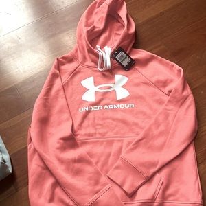 Peach colored girls hoodie - Large